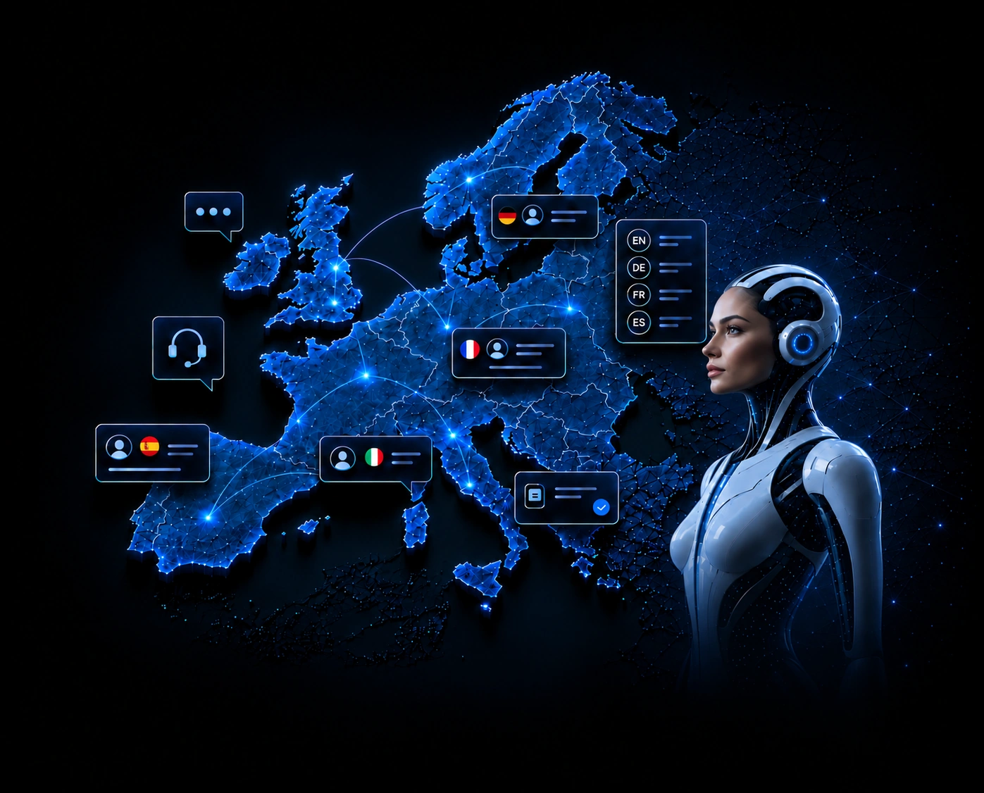 International customer support with AI automation